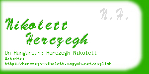 nikolett herczegh business card